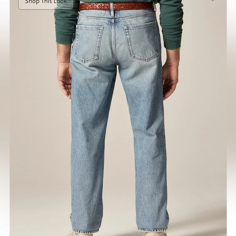 J crew Classic jean in light wash 34x30
